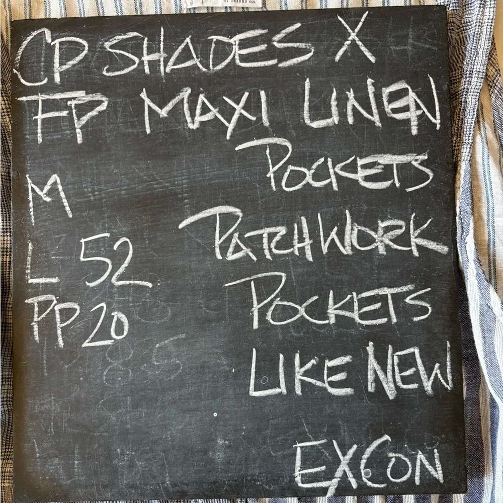 Free People CP Shades Linen Patchwork Dress - Picture 9 of 16